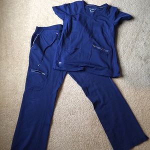 Healing Hands Navy Blue Scrubs